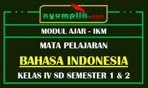 Modul Ajar SD Kelas 4 Bahasa Indonesia